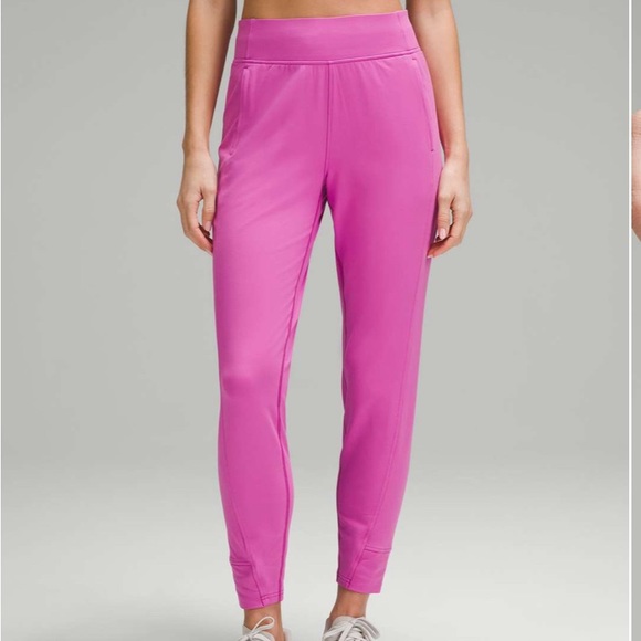 lululemon athletica Pants - Lululemon Its Rulu Run Fleece High-Rise Jogger *Full Length
Pow Pink Tone 8